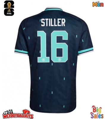 Germany Angelo Stiller #16 Replica Away Stadium Shirt World Cup 2026 Short Sleeve